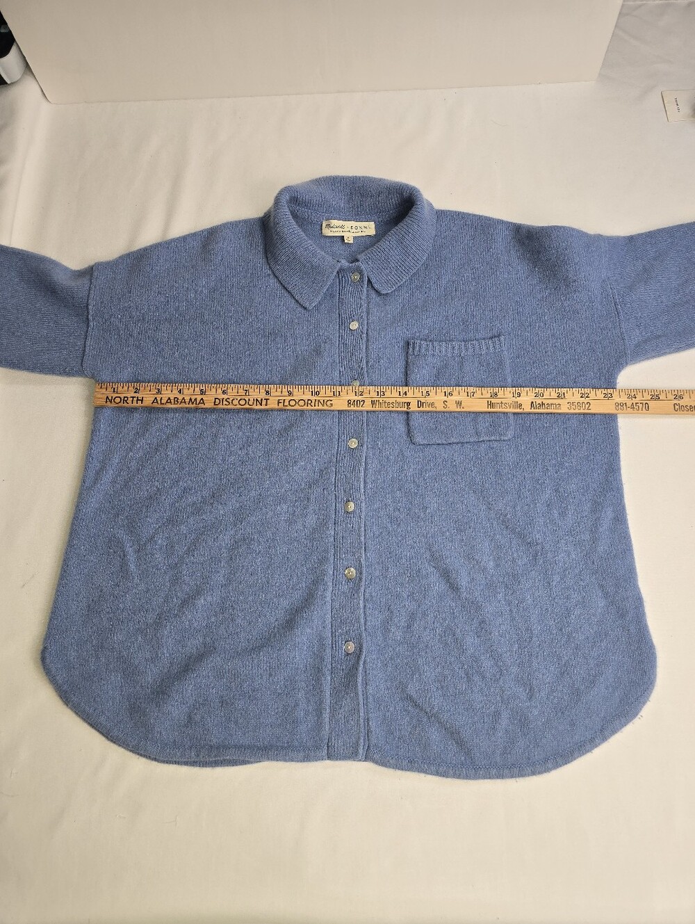 Madewell X Donni Collab Sourced Cashmere Wool Blend Cardigan Sweater - Picture 6 of 6